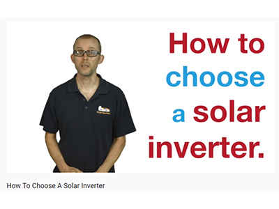 كيفية اختيار العاكس للطاقة الشمسية